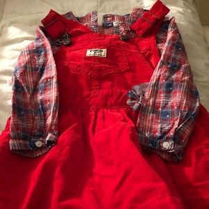 💃🏻 Little girls 2piece dress set